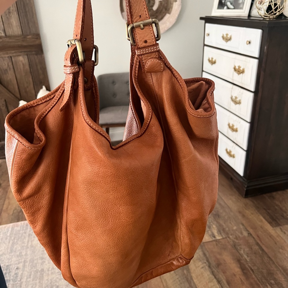 Leather Bolsa Nova large handbag